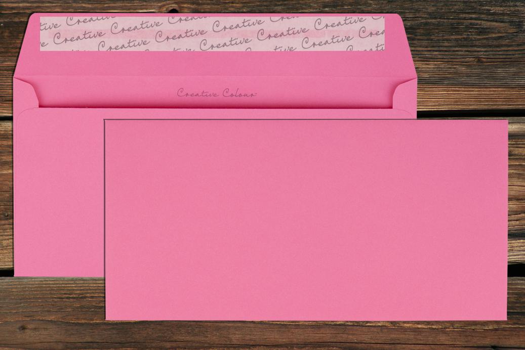 Briefhüllen C6/5 114x229 mm Haftklebend Eosinrot 120 g/qm